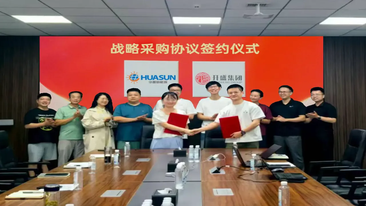 Huasun and Kaisheng signed a 500 MW HJT module deal to support Xuancheng’s solar and zero-carbon initiatives.