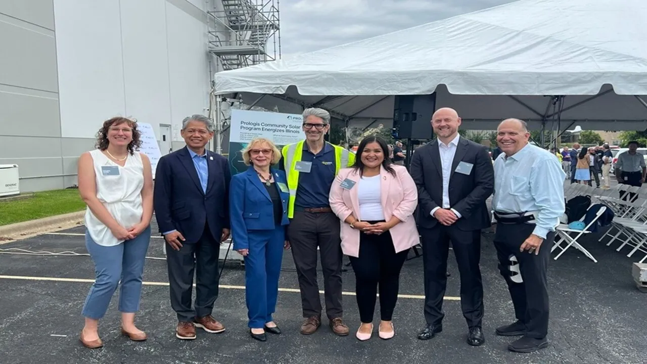 Prologis has allocated over 50 percent of rooftop solar credits from its Illinois sites to income-qualified residential subscribers.