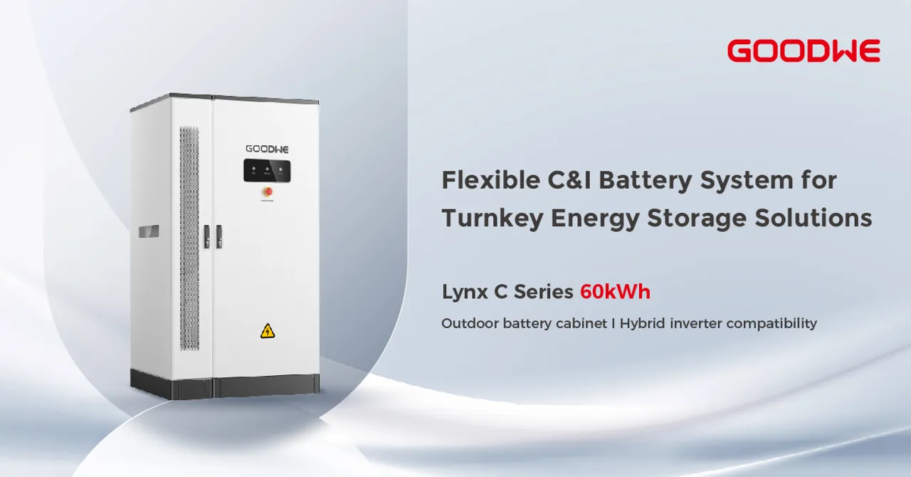 GoodWe expands C&I energy storage options with Lynx C 60kWh battery system 