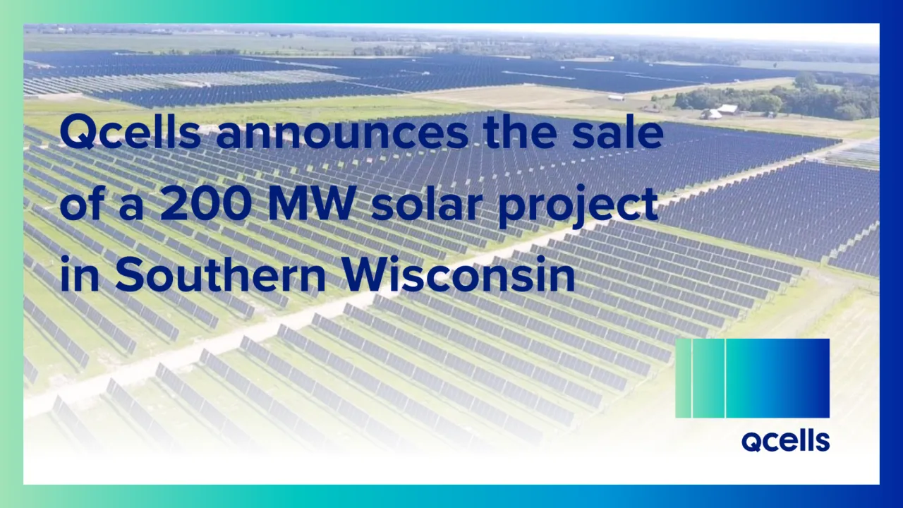 Qcells finalizes sale of Ursa Solar to Wisconsin utility partners