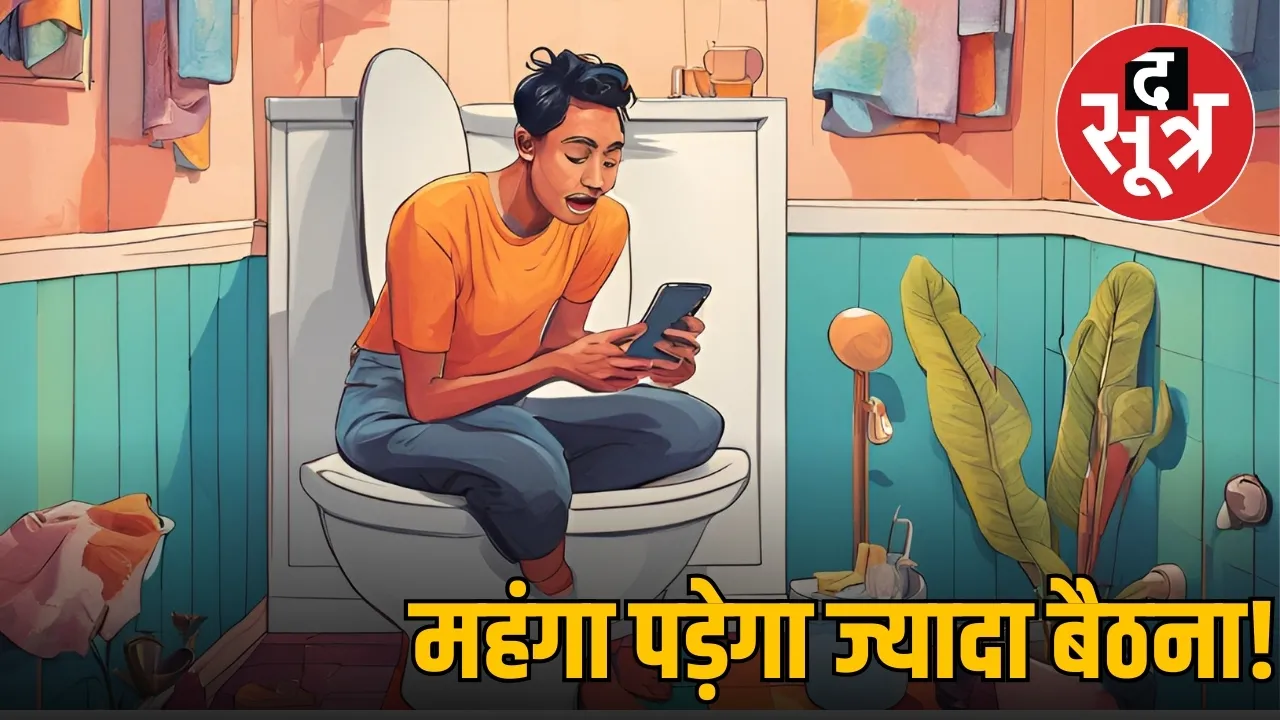 unhealthy to sit on toilet seat