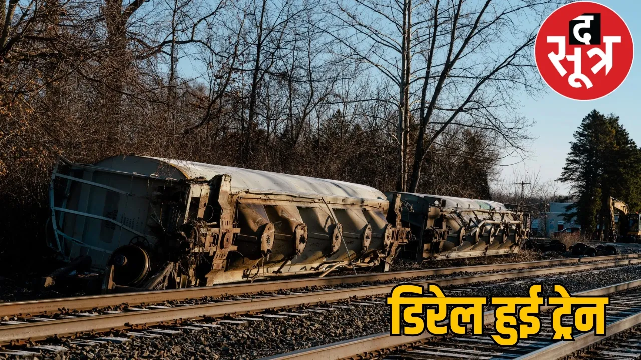 train overturned in Pendra MP-CG many trains cancelled the sootr