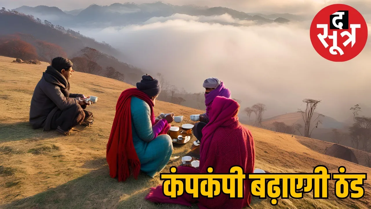 MP weather report Cold wave and AQI status