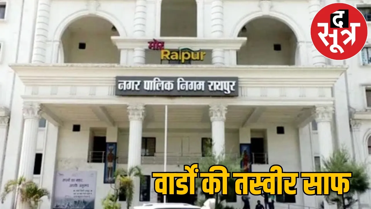 Raipur Municipal Corporation Election 2025 Ward Reservation the sootr