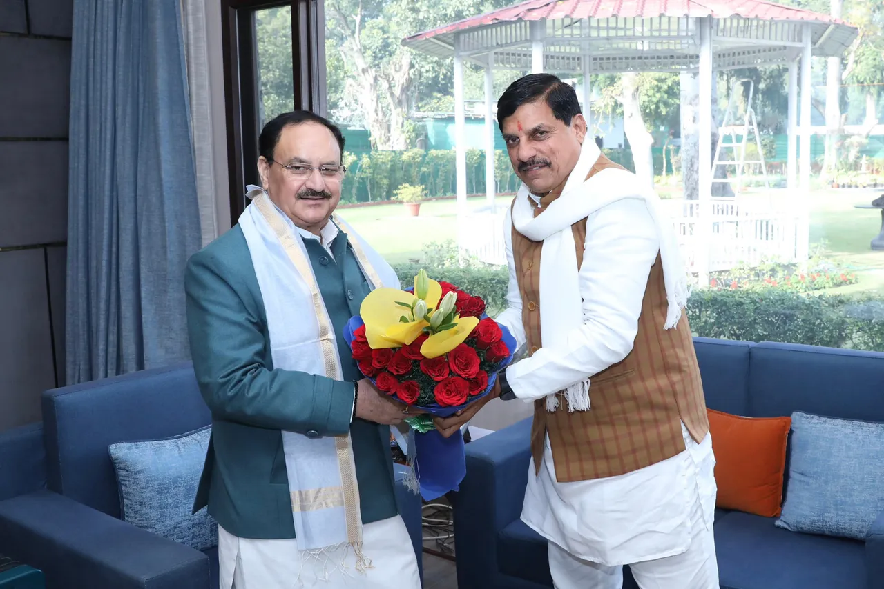  सीएम मोहन यादव और जगत प्रकाश नड्डा 