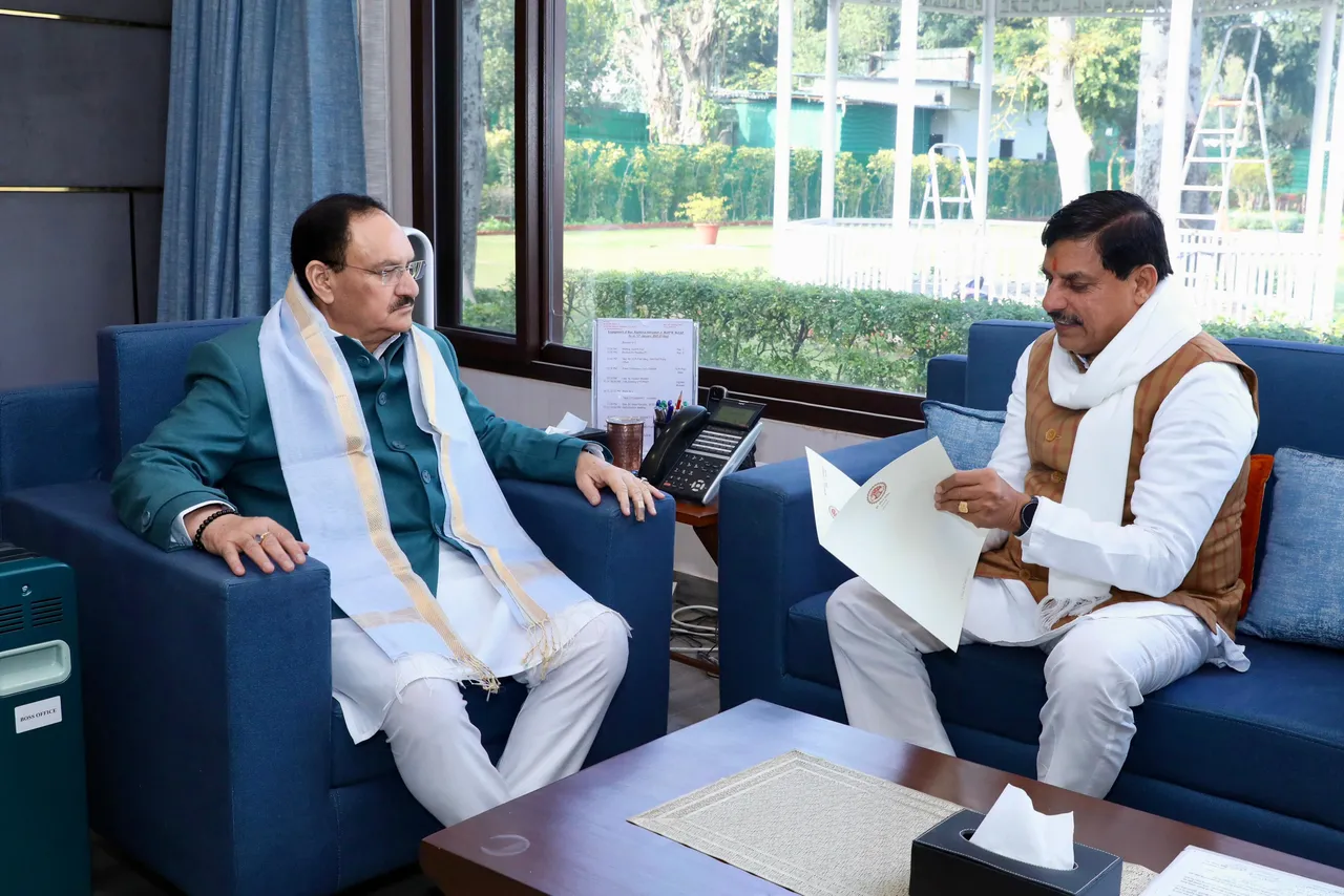  सीएम मोहन यादव और जगत प्रकाश नड्डा