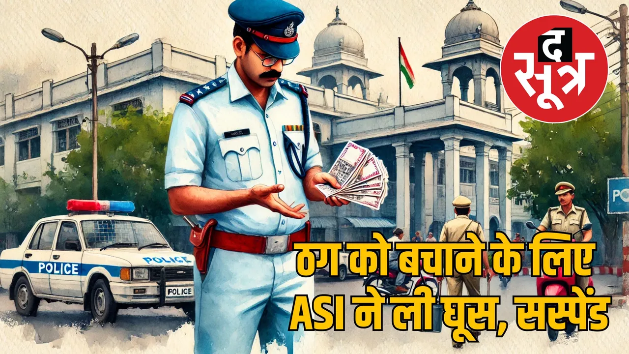 asi pawan raghuwanshi arrested for bribe bhopal police action