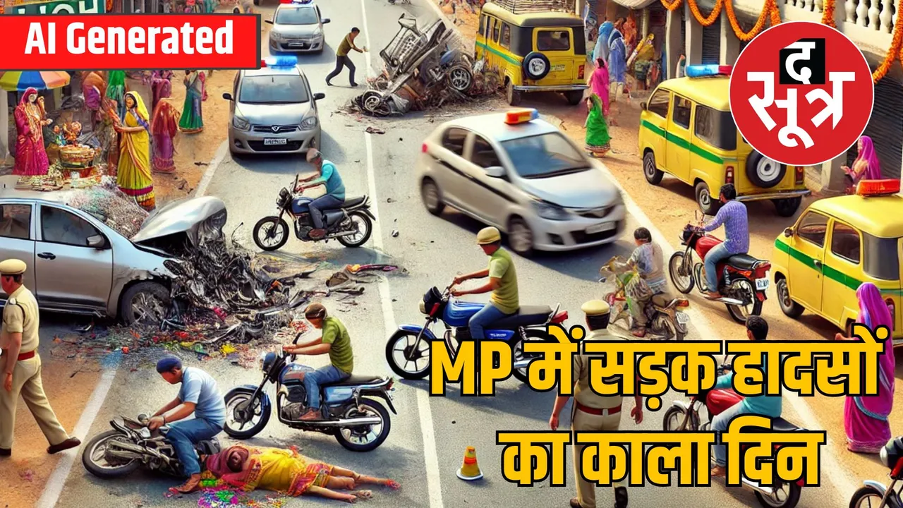 mp holi road accidents 2025 bhopal traffic issue