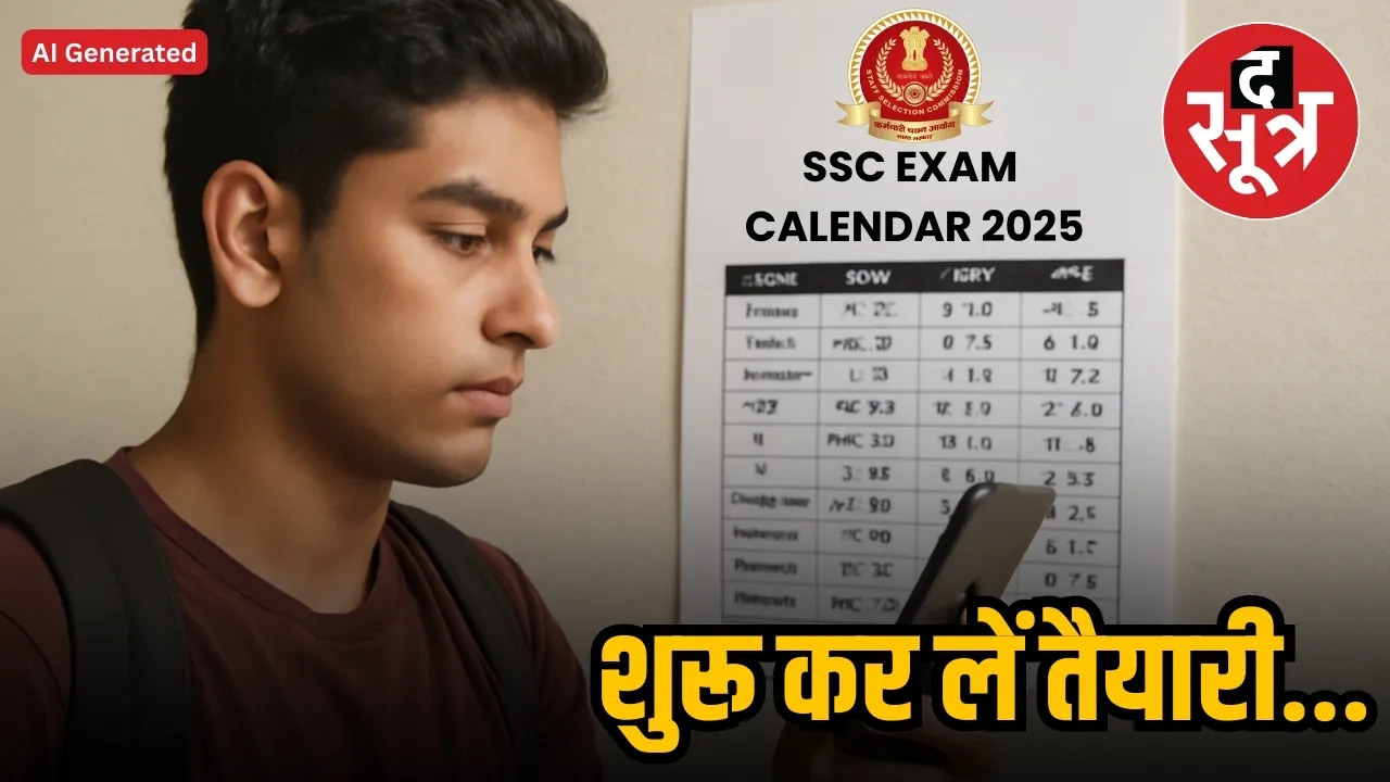 SSC EXAM CALENDAR 2025