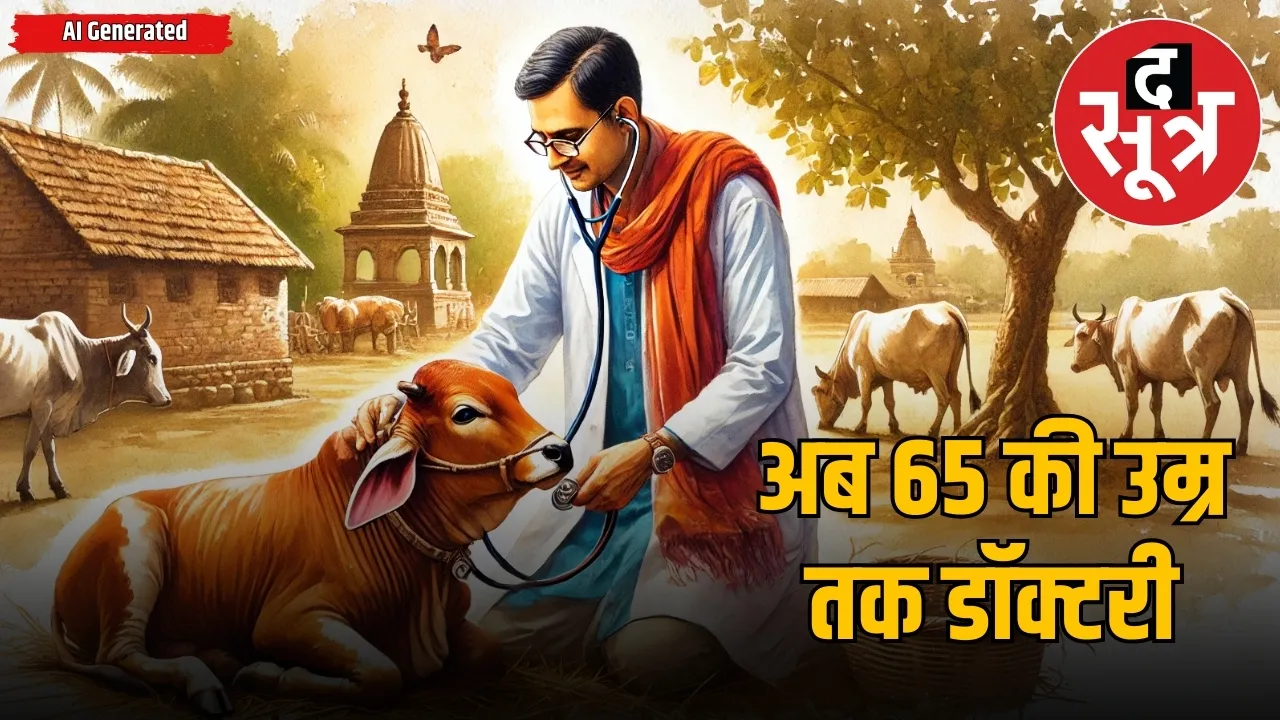 Veterinary doctor 65 years service