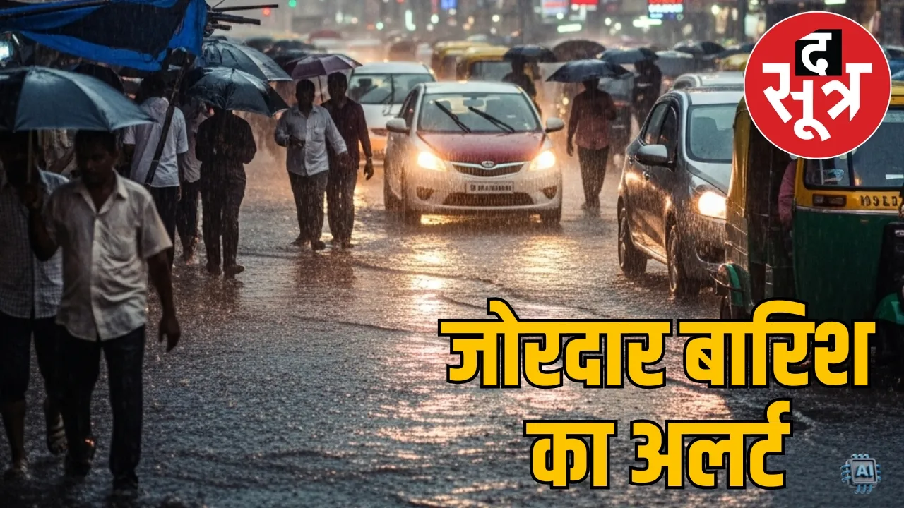 MP Weather Temperature Report and Monsoon Meter