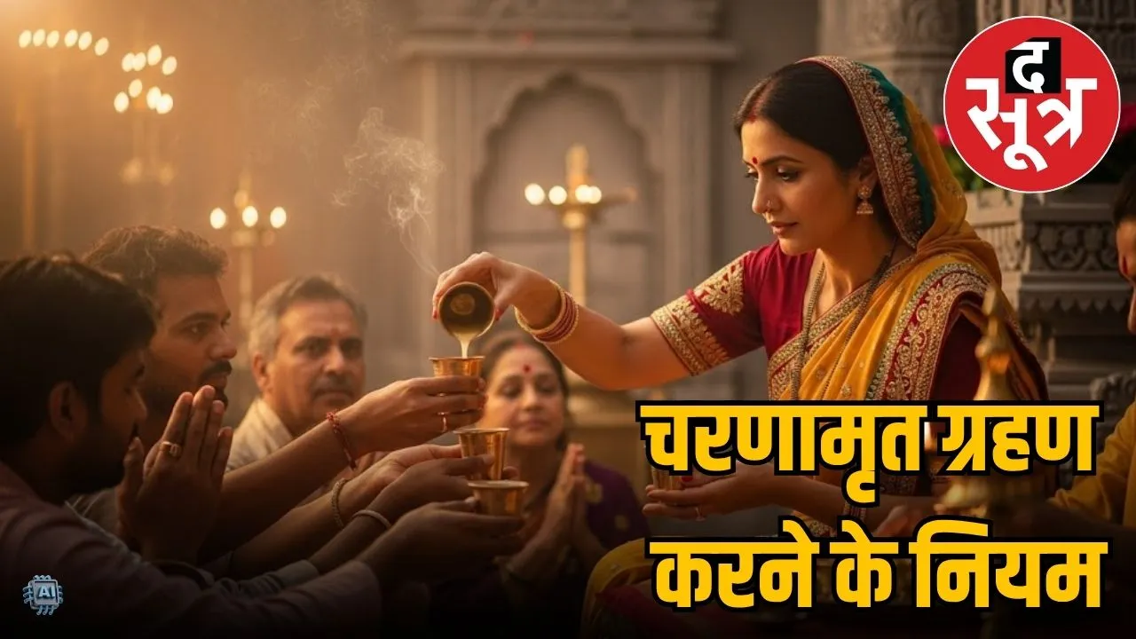Rules for taking Charanamrit