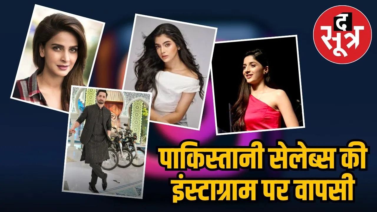 Pakistani celebs return on Instagram