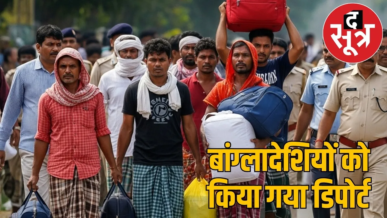 30 illegal Bangladeshis deported from Chhattisgarh the sootr