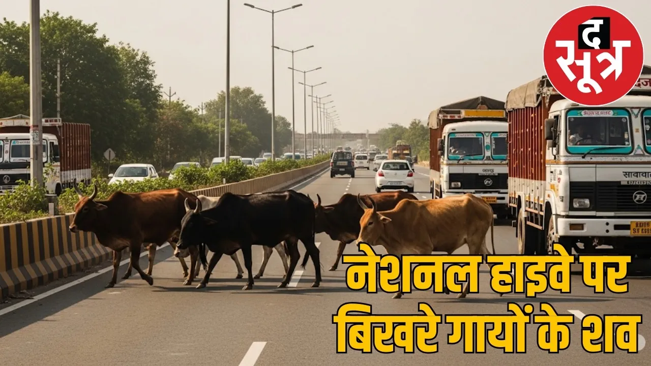 bilaspur-18-cows-killed-nationalhighway-road-accident