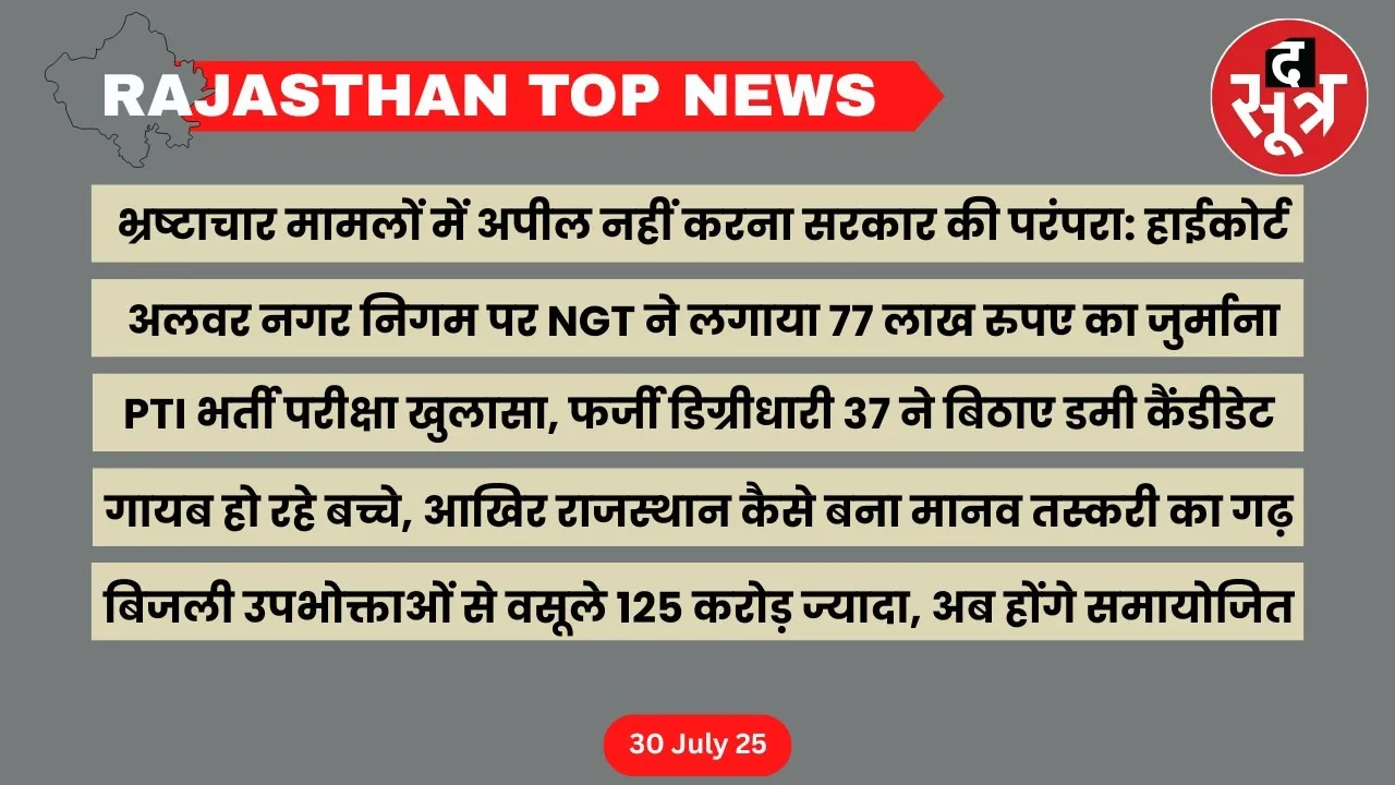 rajasthan-top-news-30-july