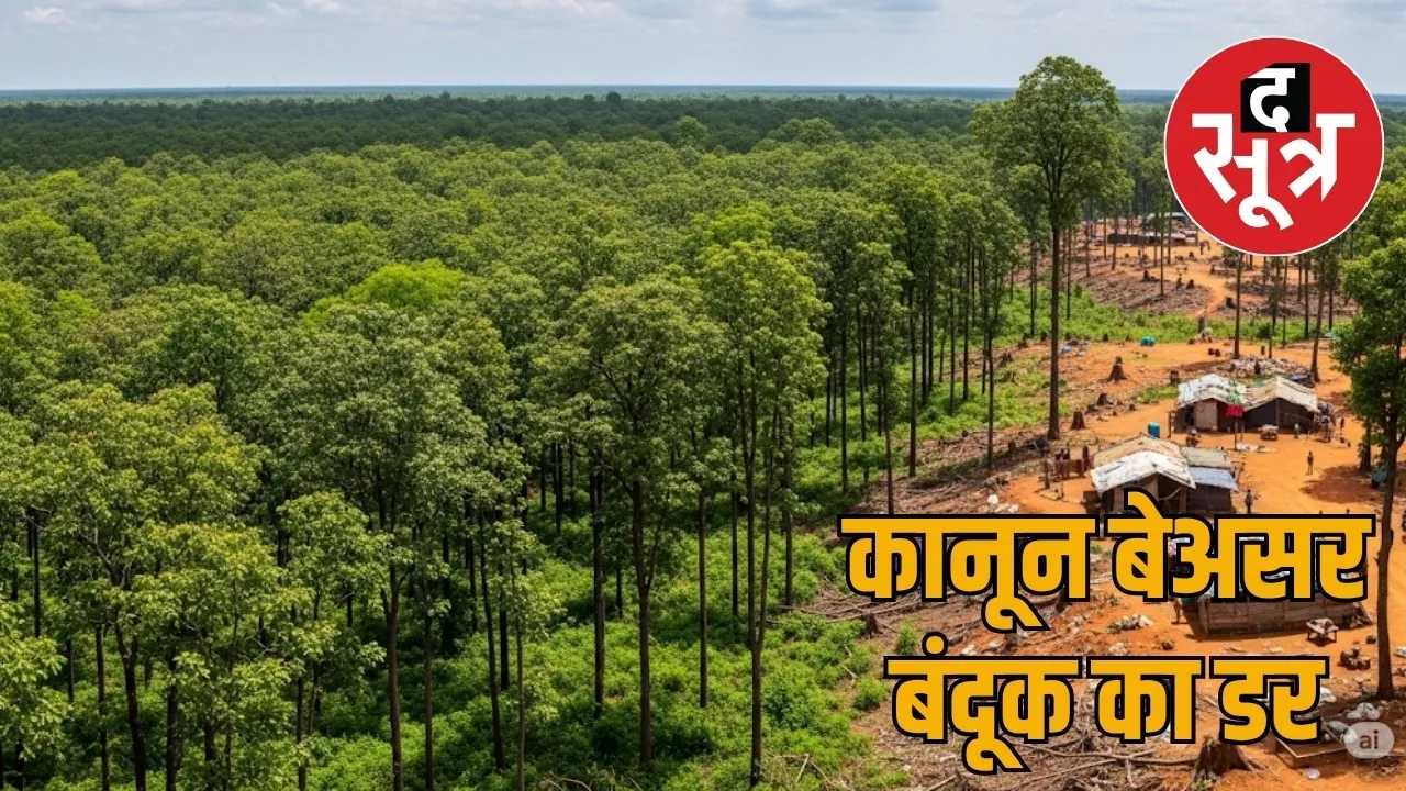 11 thousand acres of forest land in Chhattisgarh is occupied the sootr