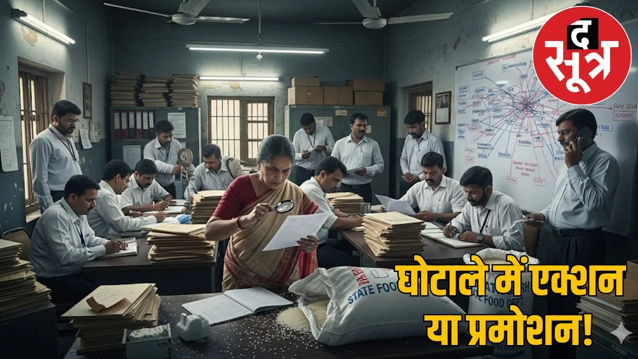 cg-600-crore-rice-scam-officials-transfer-not-punishment the sootr