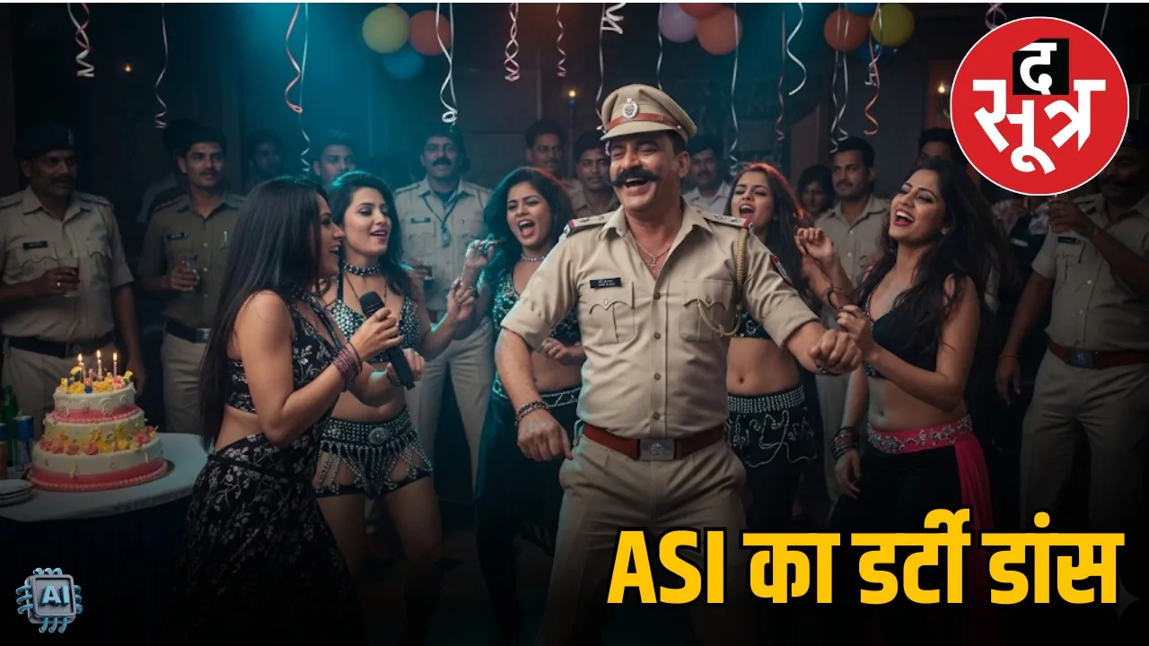 constable-rahul-bauddh-birthday-party-asi-sanjeev-gaur-obscene-dance-video