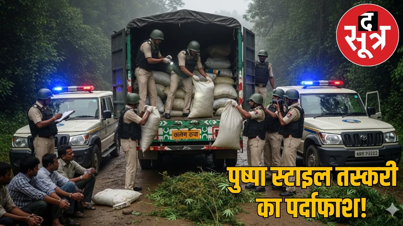 durg-ganja-smuggling-388kg-container-60-lakh-seized the sootr
