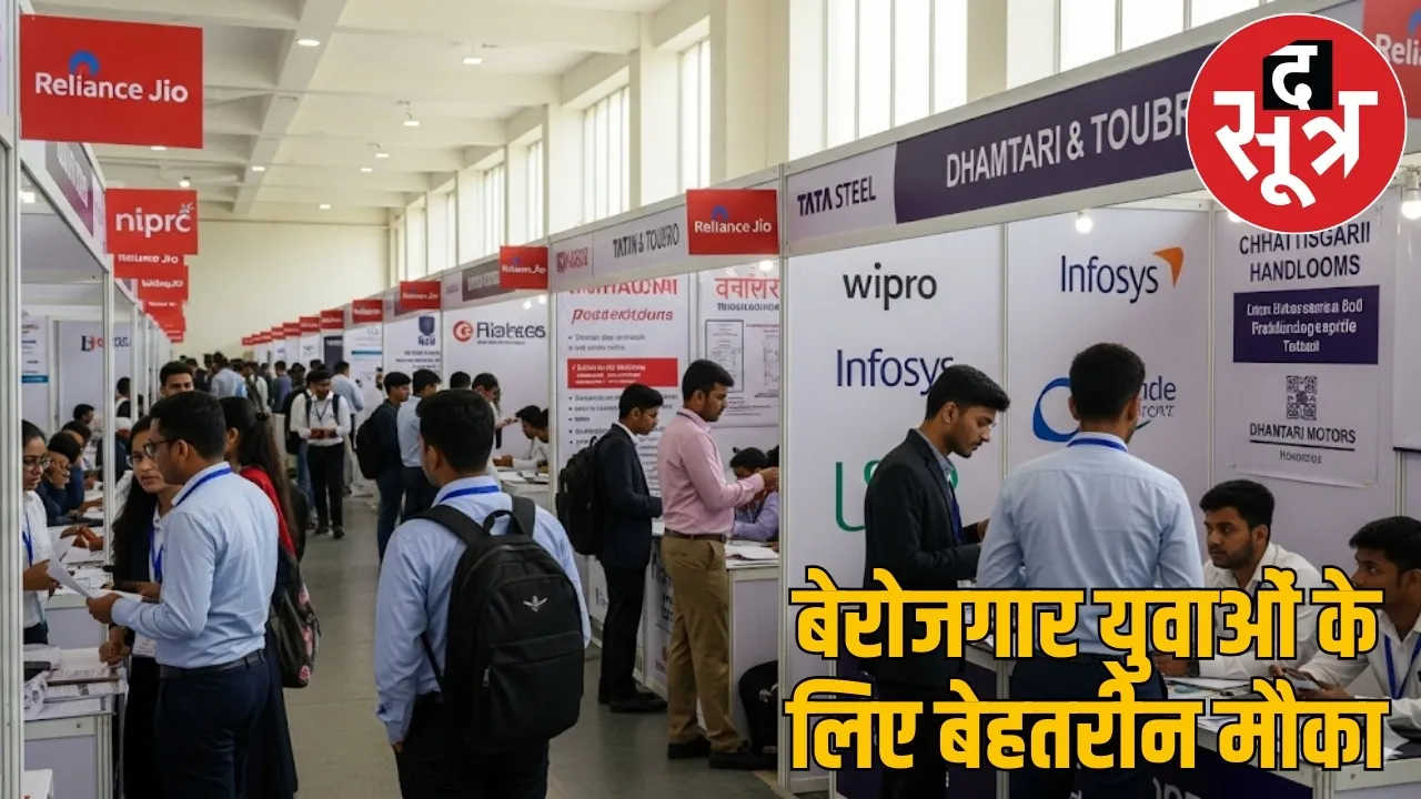 dhamtari-placement-camp-2025-1600-jobs the sootr