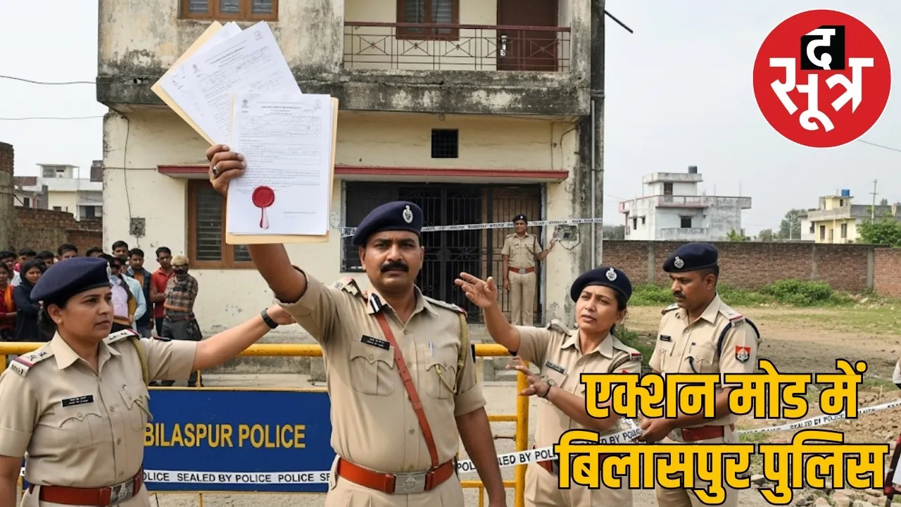bilaspur-police-freezes-property-drug-dealers-1-crore-ndps-case the sootr