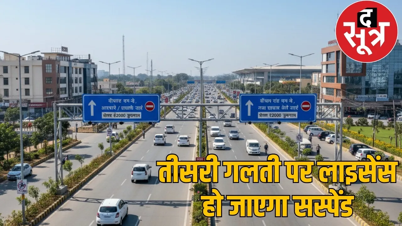 raipur-vip-road-oneway-traffic-rule-september the sootr