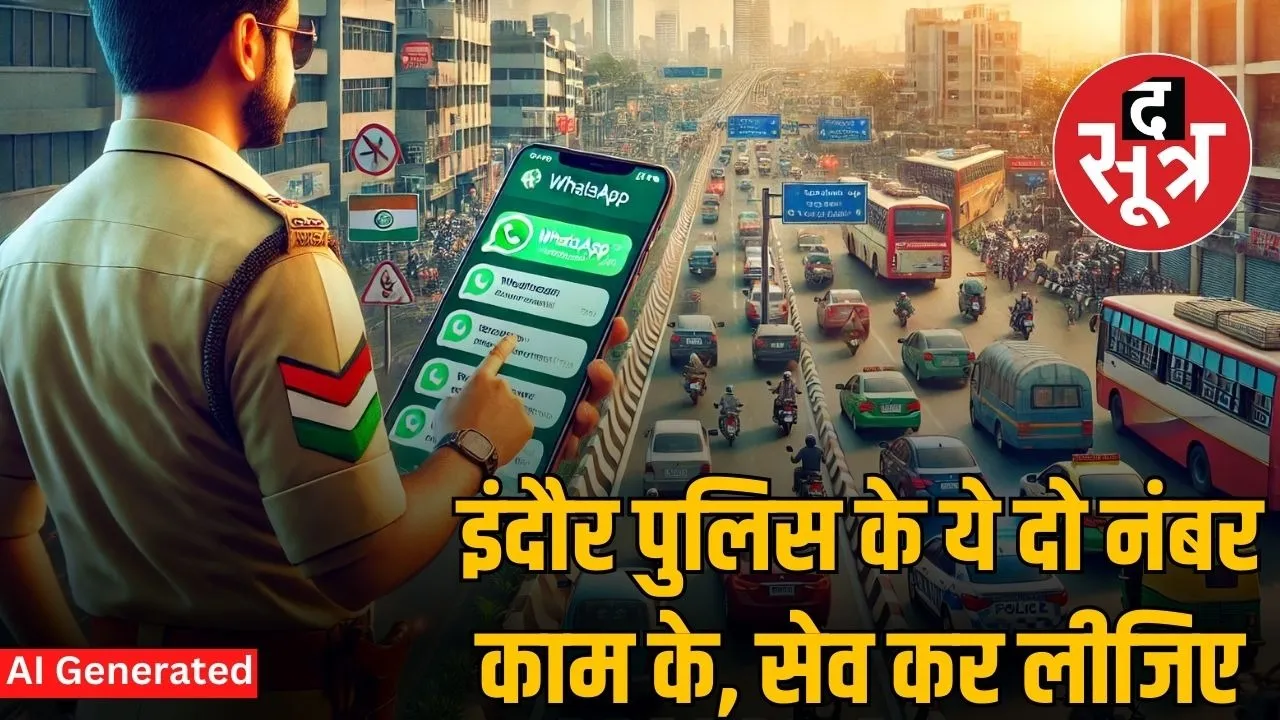 Indore Police Launches WhatsApp Numbers for Traffic Jam and Crime Watch Reports