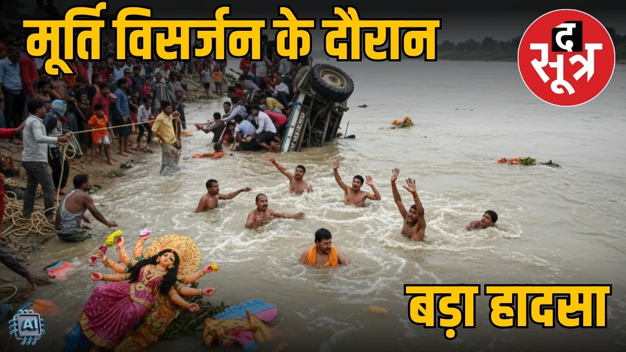 tractor-accident-chambal-river-ujjain-idol-immersion
