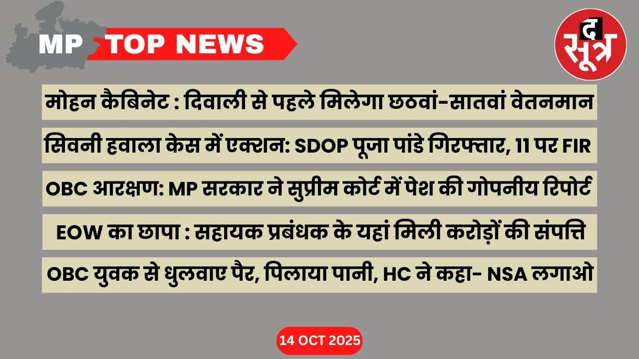 mp top news 14 october