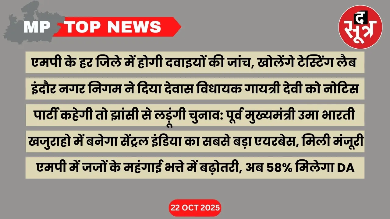 mp top news 22 october