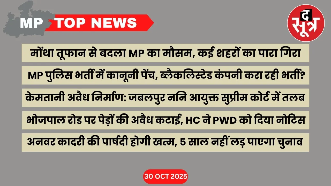 mp top news 30 october