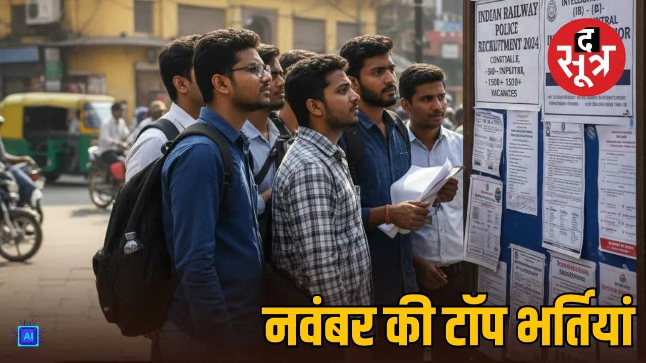 top-10-sarkari-naukri-november-2025- 10th 12th diploma graduates can apply