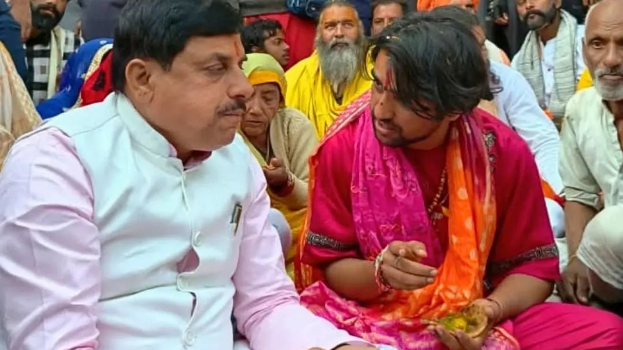 mohan yadan in sanatan pad yatra