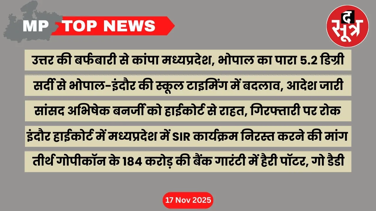 mp top news 17 november