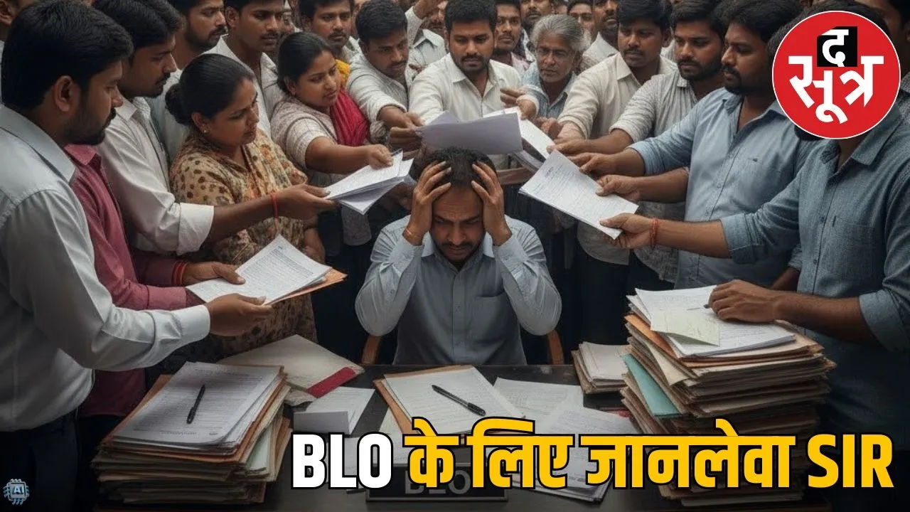 BLO EFFECTED BY SIR