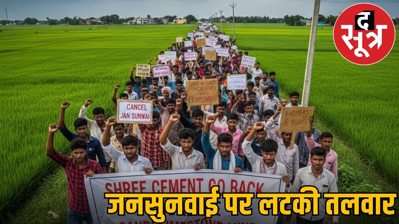 chhattisgarh-sri-cement-project-39-villages-protest-jan-sunwai the sootr