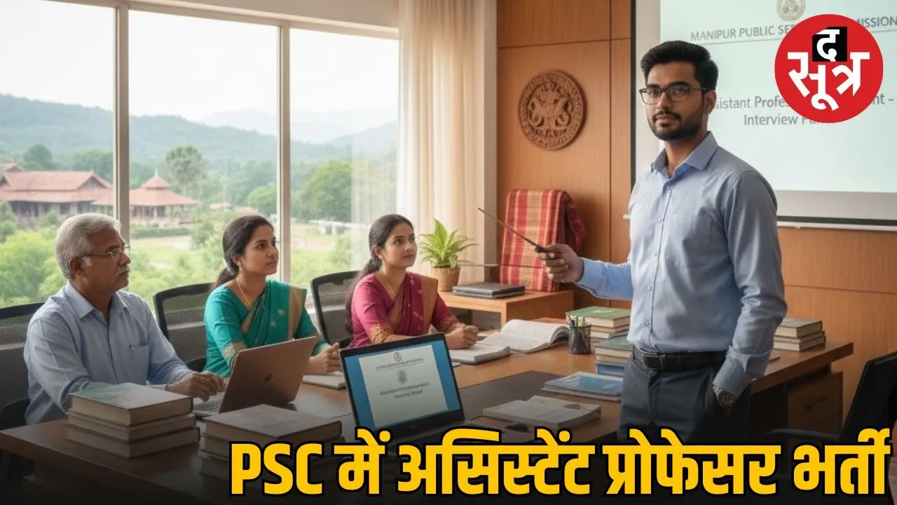 Manipur PSC Assistant Professor vacancy-sarkari naukri