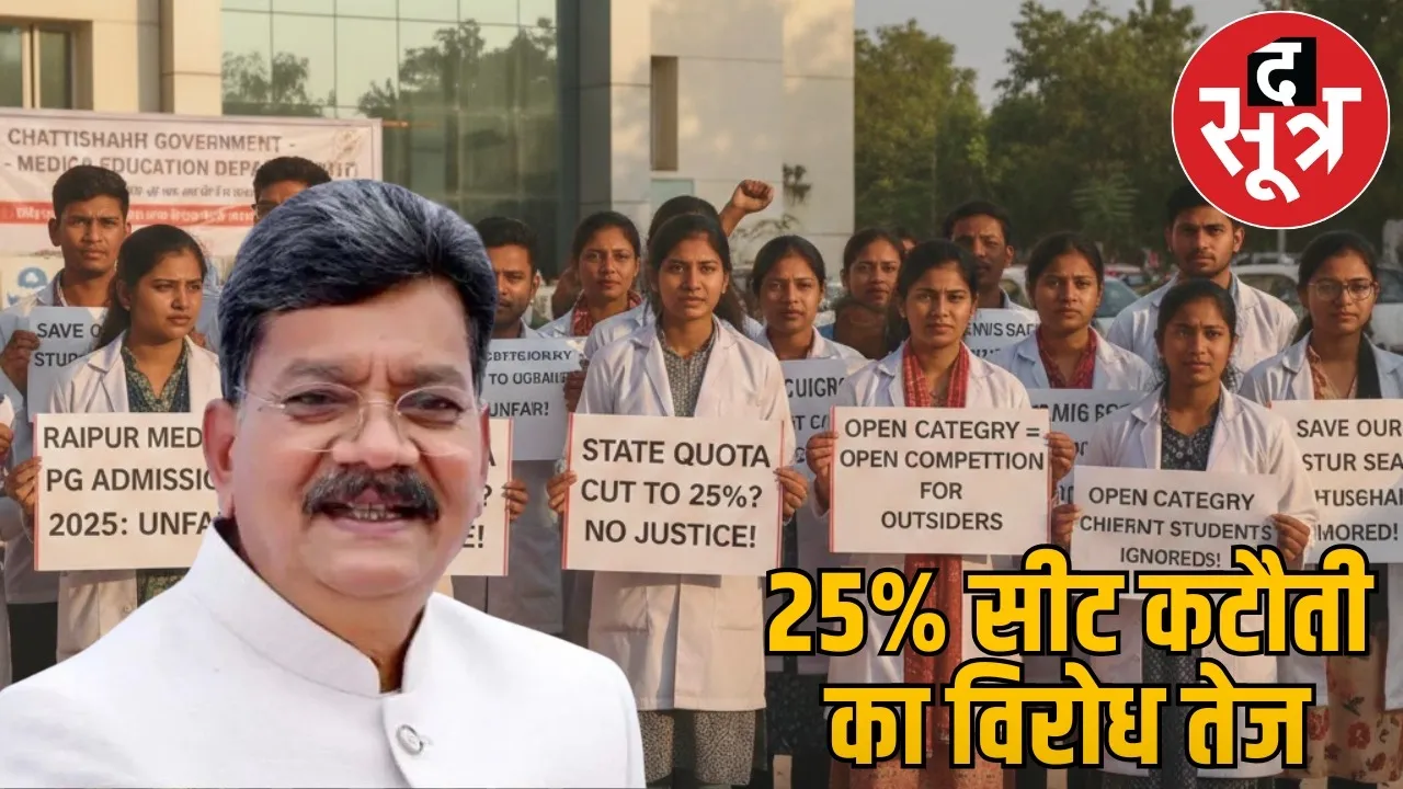 chhattisgarh-medical-pg-quota-controversy-charandas-mahant-letter-cm-sai the sootr