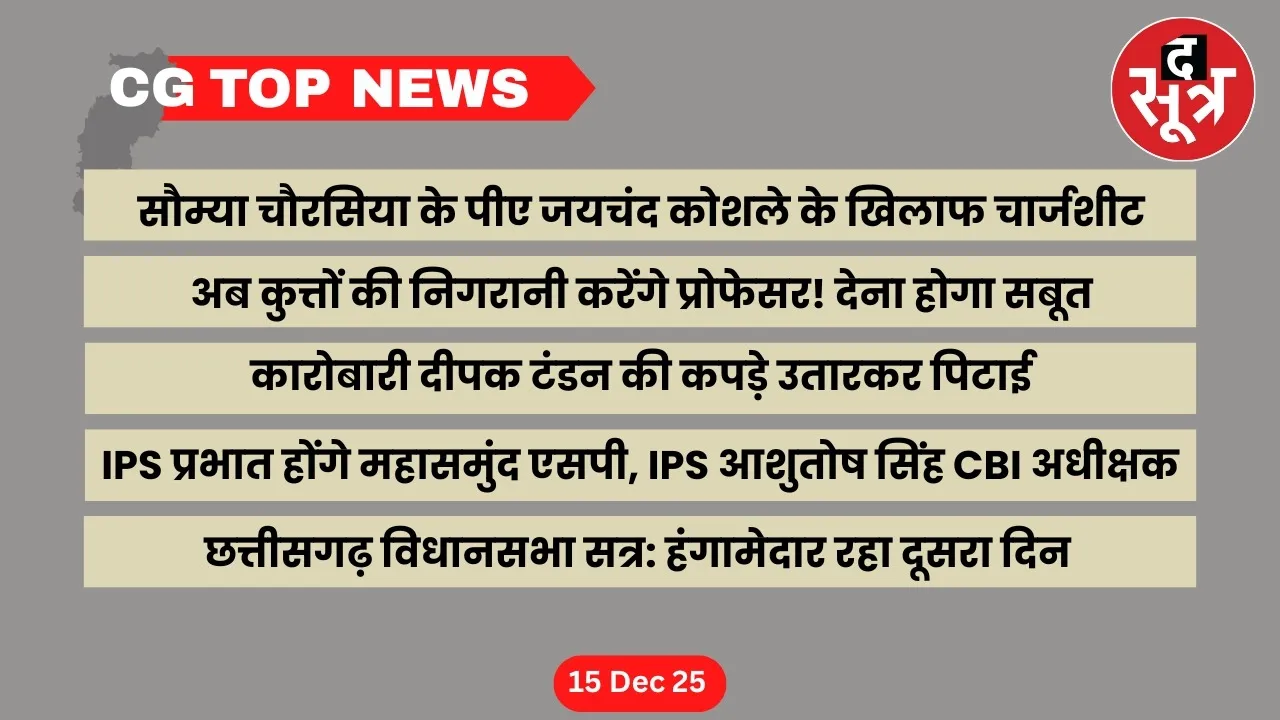 CG Top News Chhattisgarh big News