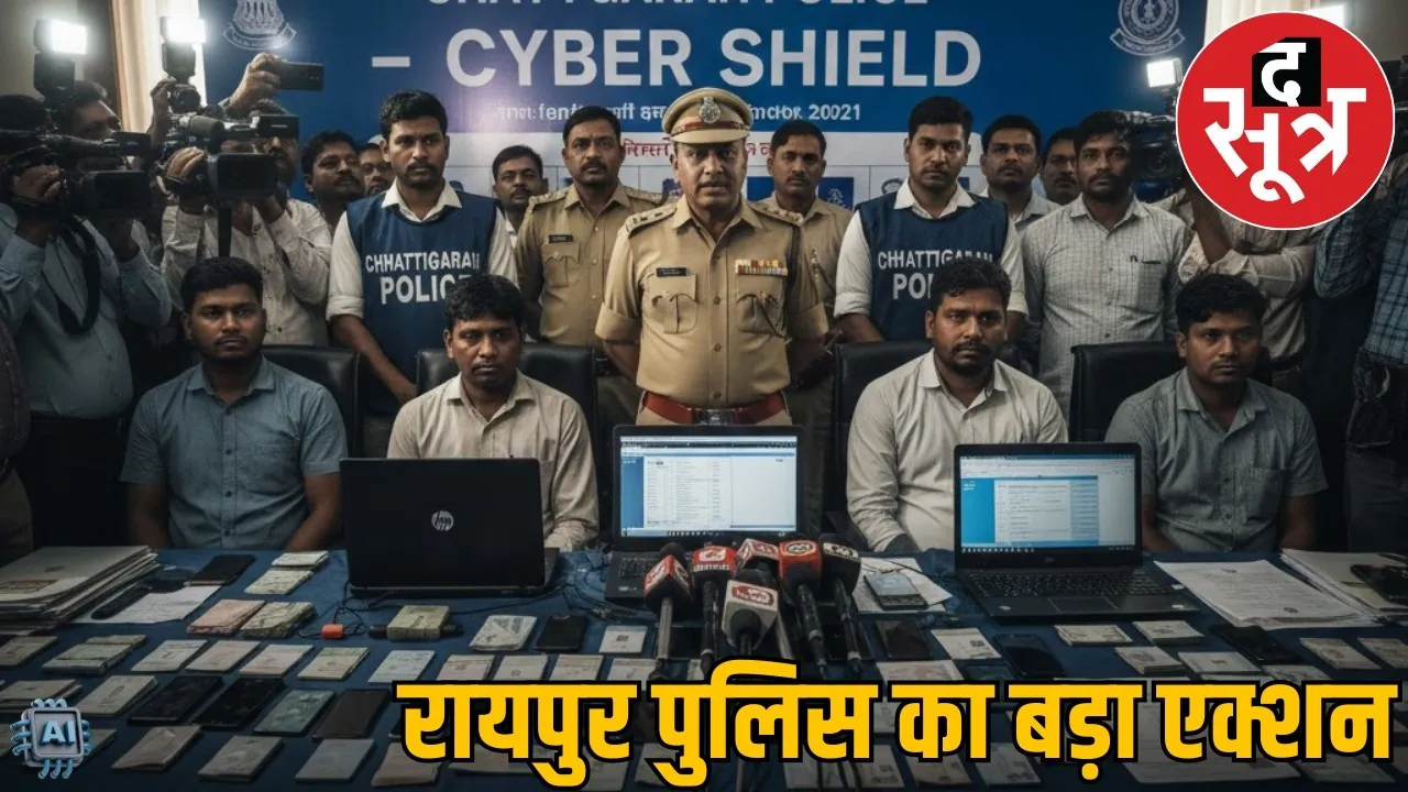 operation-cyber-shield-6-interstate-scammers-arrested-raipur the sootr