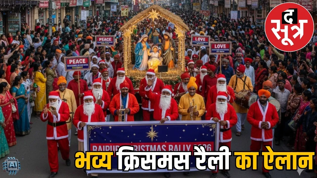 raipur-st-joseph-cathedral-christmas-rally-21-december-route-schedule the sootr