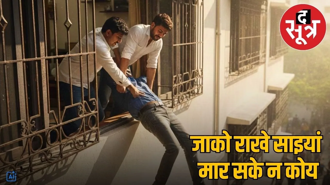 surat-man-falls-from-10th-floor-saved-by-window-grill