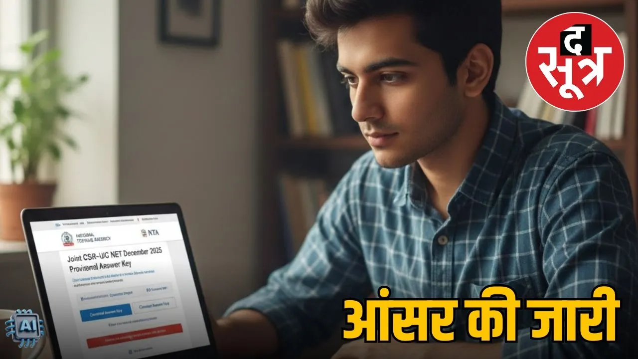 csir ugc net dec 2025 answer key out