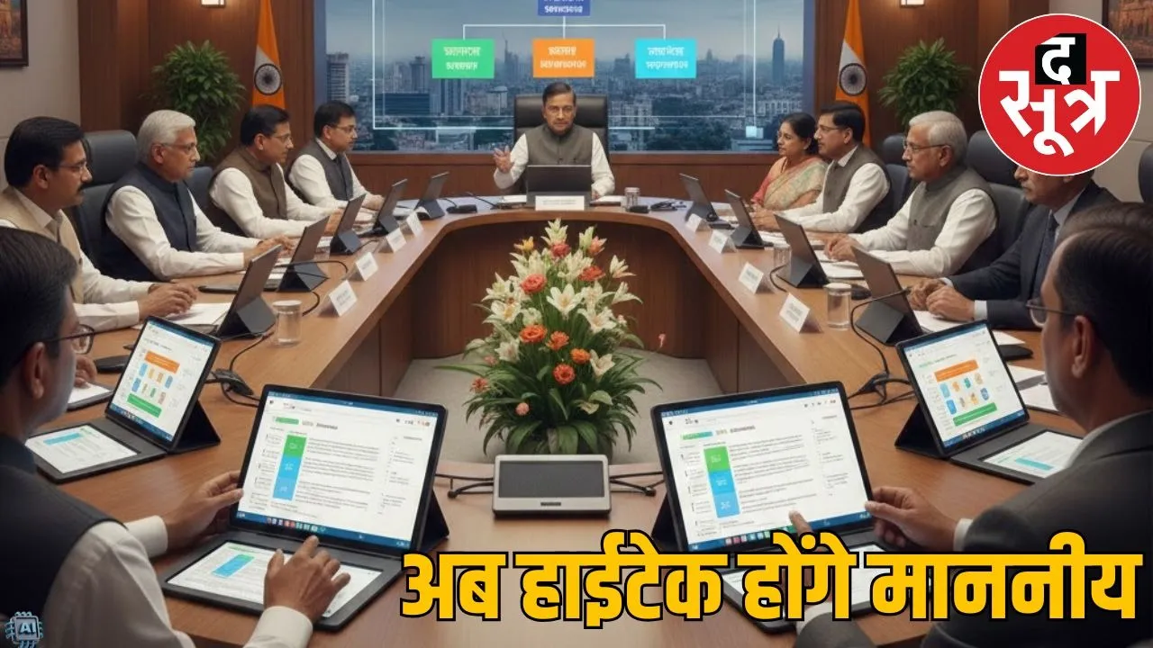 Cabinet will be digital in MP on Jharkhand model