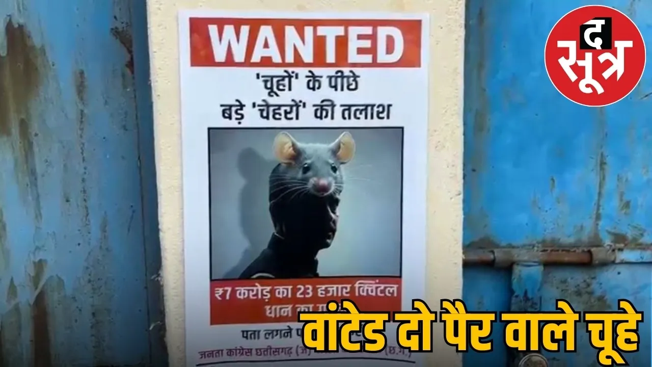 chhattisgarh-paddy-scam-wanted-rat-jogi-congress-protest