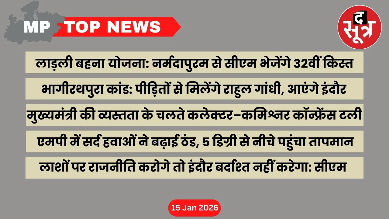 mp top news 15 january 2026