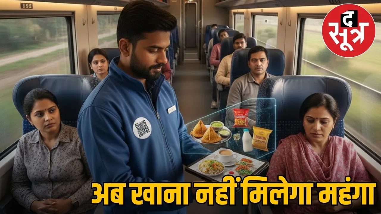irctc train food qr code uniform new system