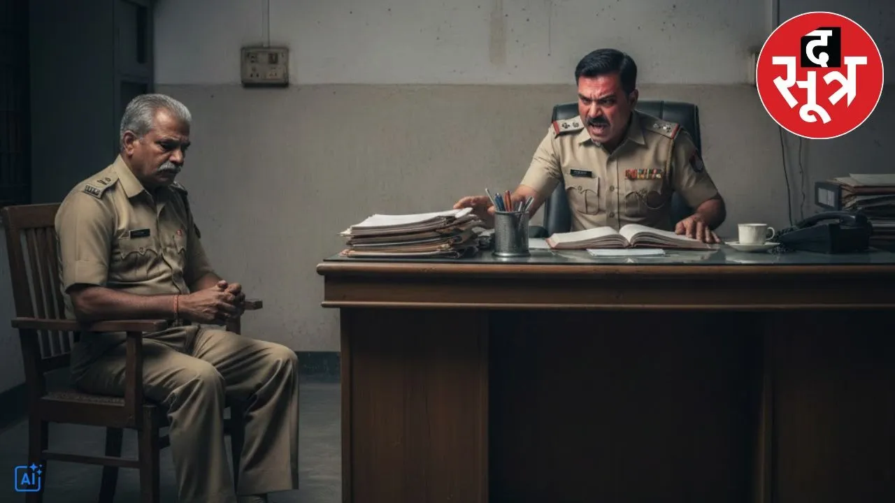 bhopal dehat sp serious allegations si suicide threat