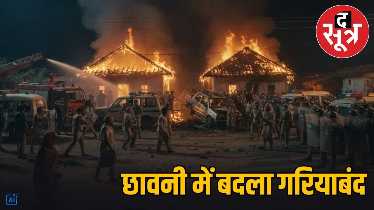 Violent clash two communities gariaband chhattisgarh